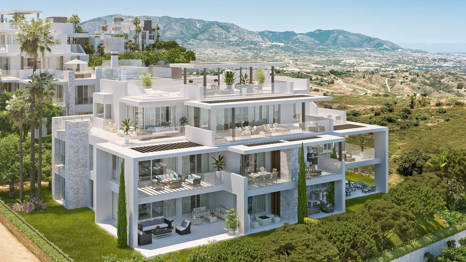 2 Bed Middle Floor Apartment in Ojén i Marbella — Leilighet